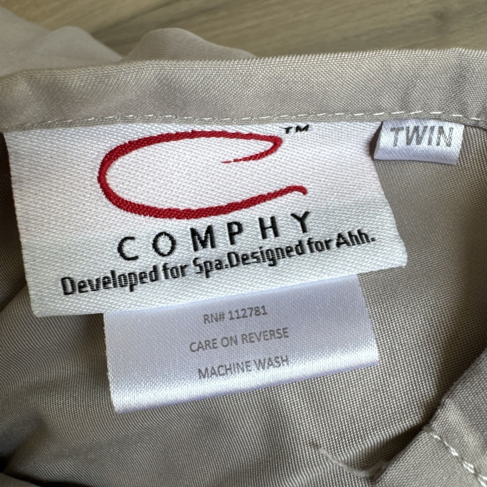 Coop Sleep Goods Comphy SoftSpa 3 Piece Sheet Set Twin‎ Dove Grey